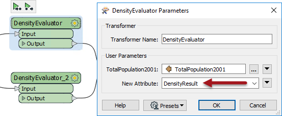 Setting the name of the new attribute